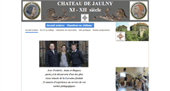 Desktop Screenshot of jaulny-chateau.com