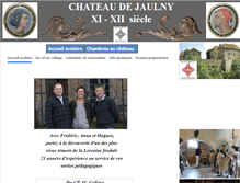 Tablet Screenshot of jaulny-chateau.com
